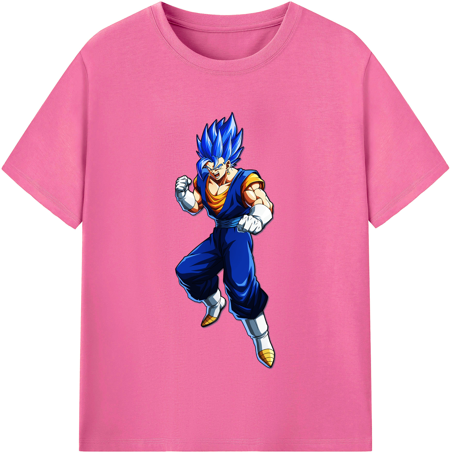 （画像用） ドラゴンボール ベジット DRAGON BALL Vegetto レディースカジュアルプリントTシャツ（綿100％）